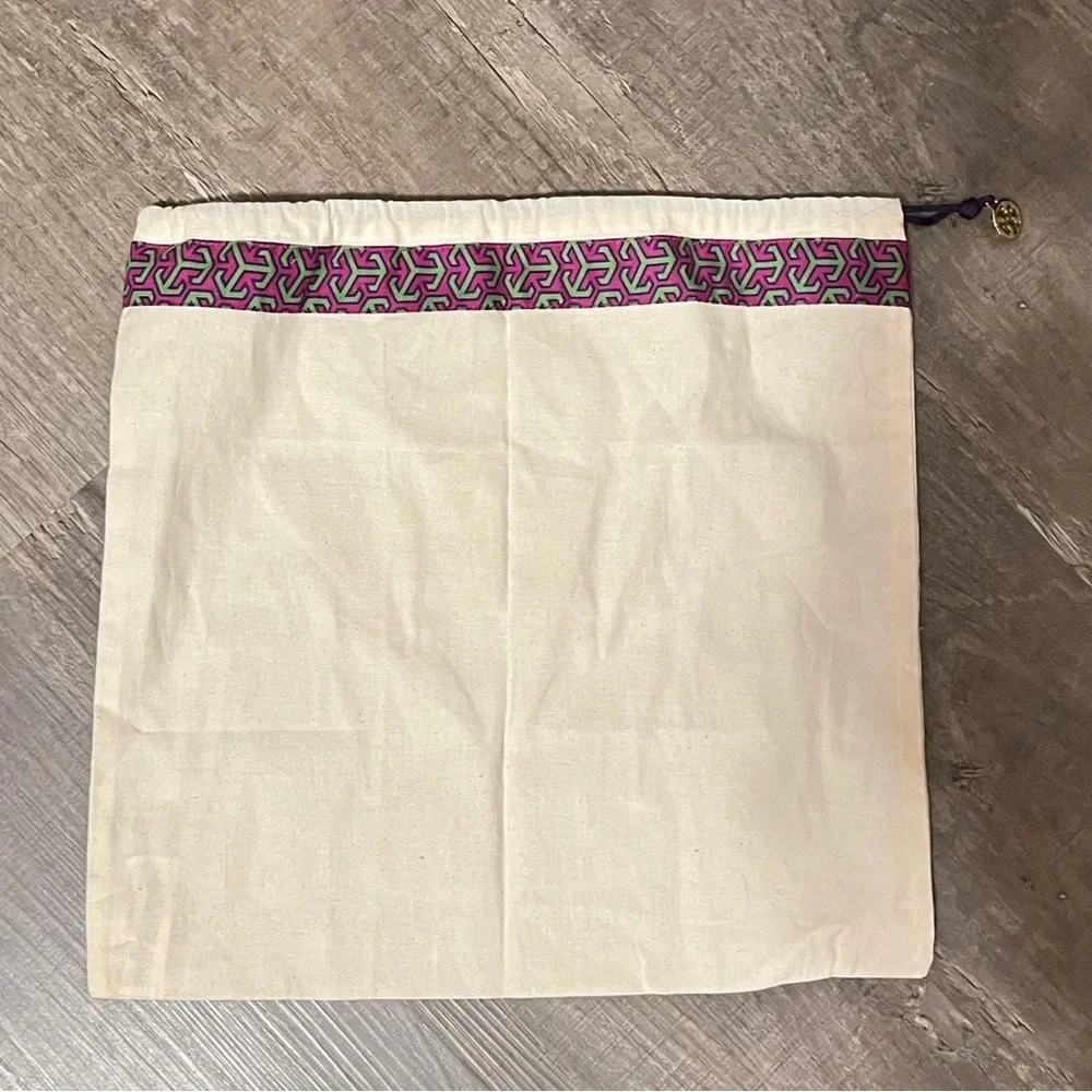 Tory Burch Women's Canvas Drawstring Dust Bag